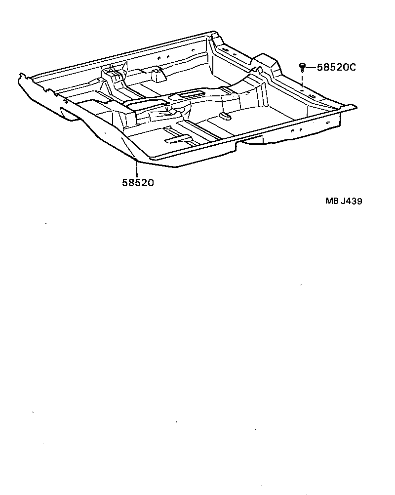 58510-20630-06 CARPET ASSY, FRONT FLOOR product image