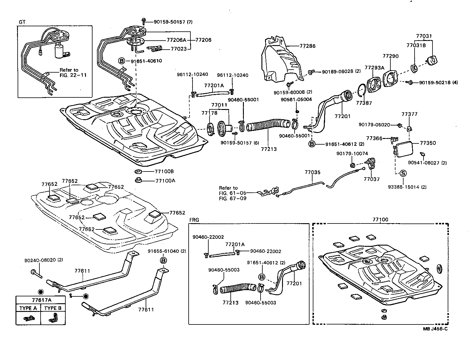 77035-20160 CABLE SUB-ASSY, FUEL LID LOCK CONTROL product image