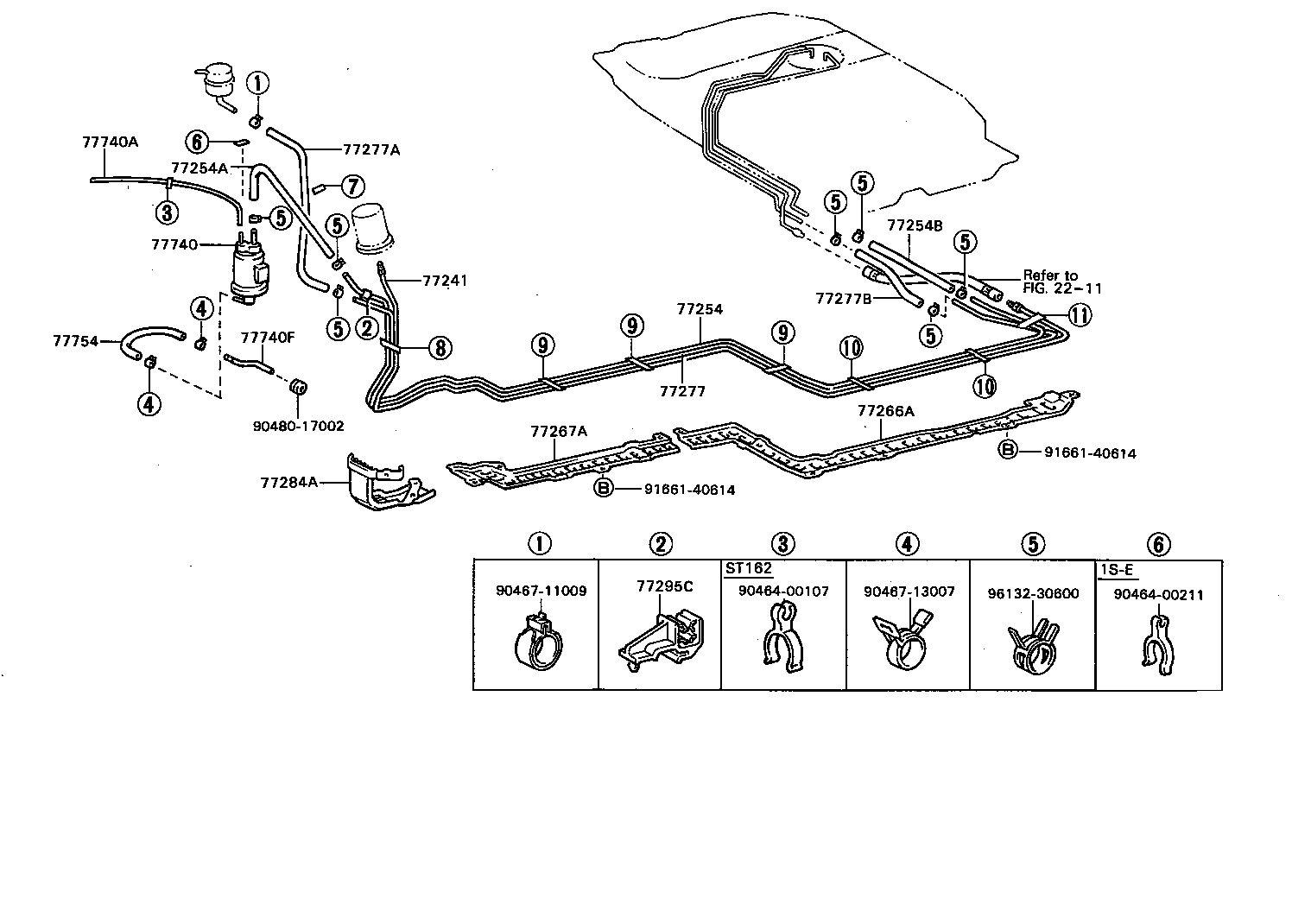 77360-20020 SPRING, FUEL FILLER OPENING LID HINGE product image