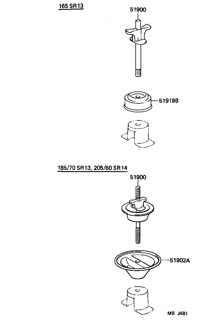 51902-20010 COVER SUB-ASSY, SPARE WHEEL product image
