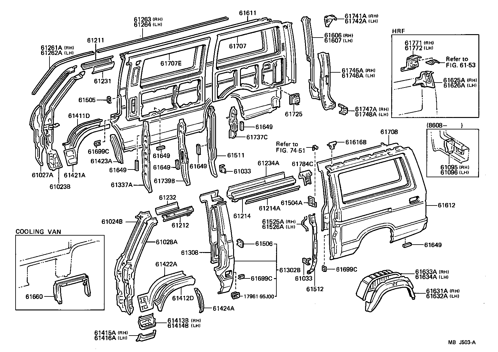 61027-95J02 PILLAR SUB-ASSY, FRONT BODY, OUTER RH product image