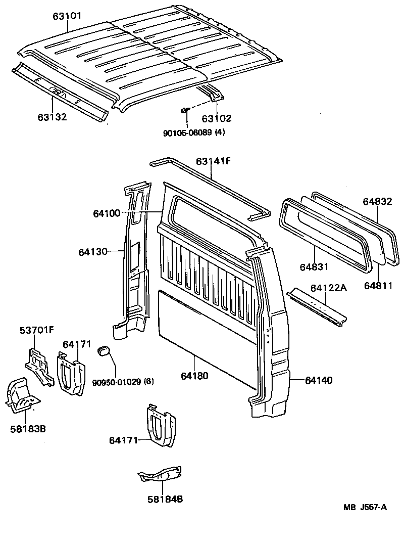 53707-95013 APRON SUB-ASSY, FRONT FENDER, RH product image