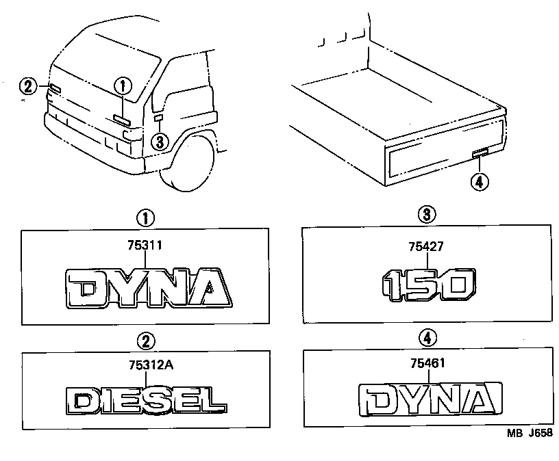 75427-95010 PLATE, FRONT DOOR NAME product image