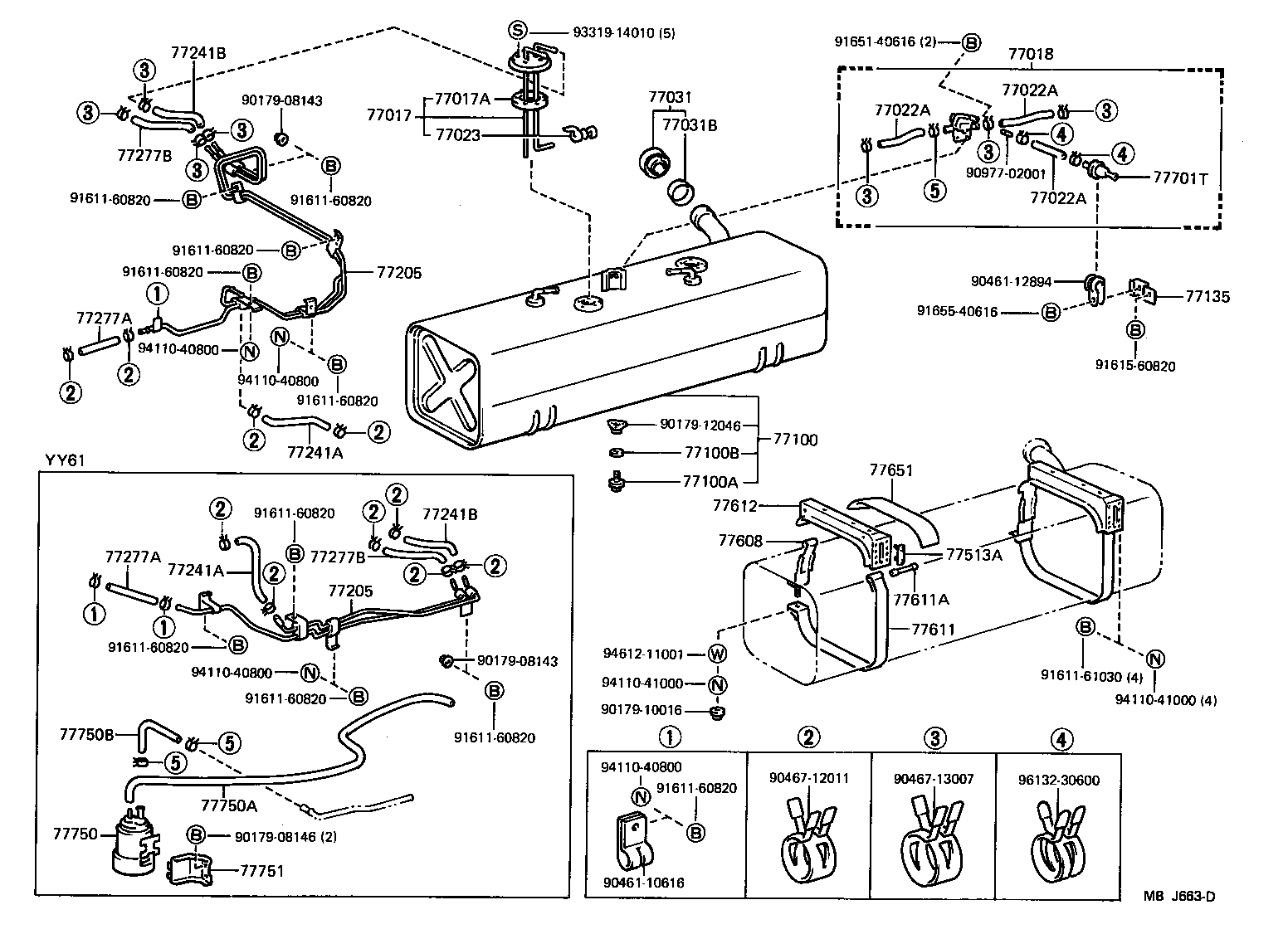 77017-25110 TUBE SUB-ASSY, FUEL AND EVAPORATION VENT product image