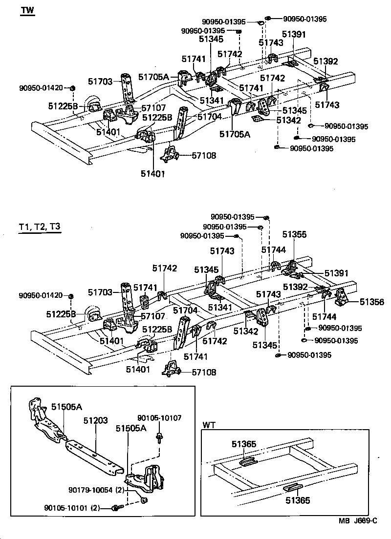 51001-26370 FRAME ASSY product image