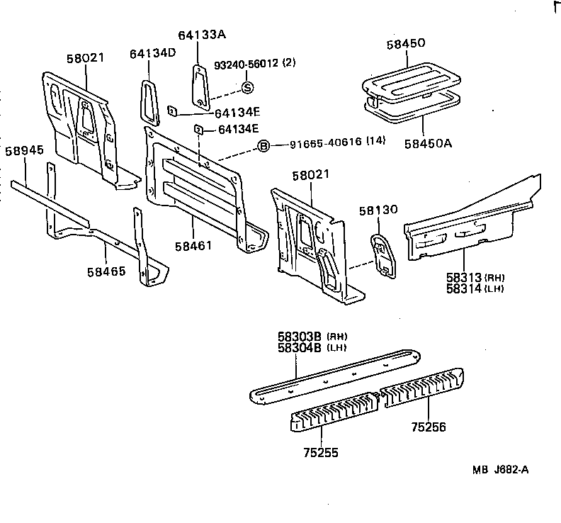58130-92600 COVER ASSY, RESERVE TANK SERVICE HOLE product image