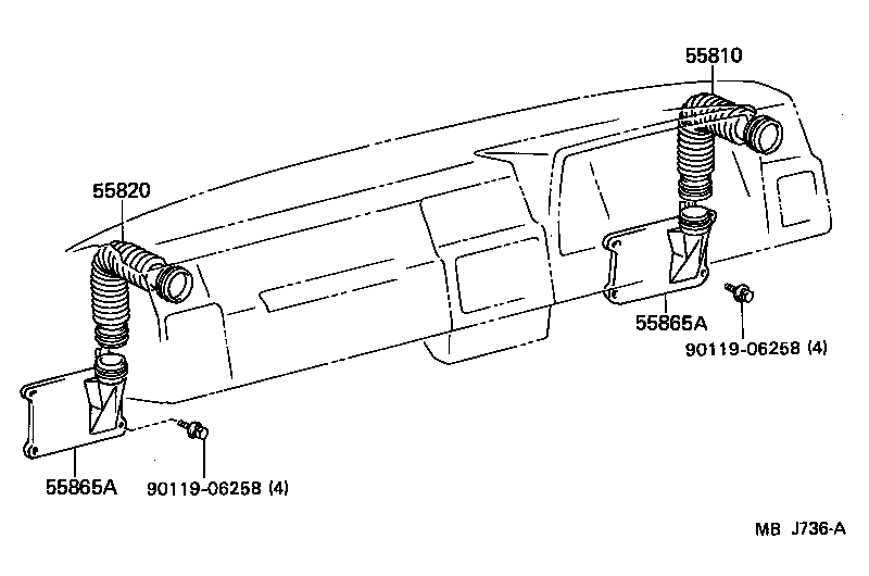 55810-95403 BOX, INSTRUMENT VENTILATOR product image