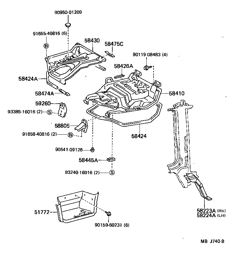 53716-95A02 APRON, FENDER SIDE, LH product image