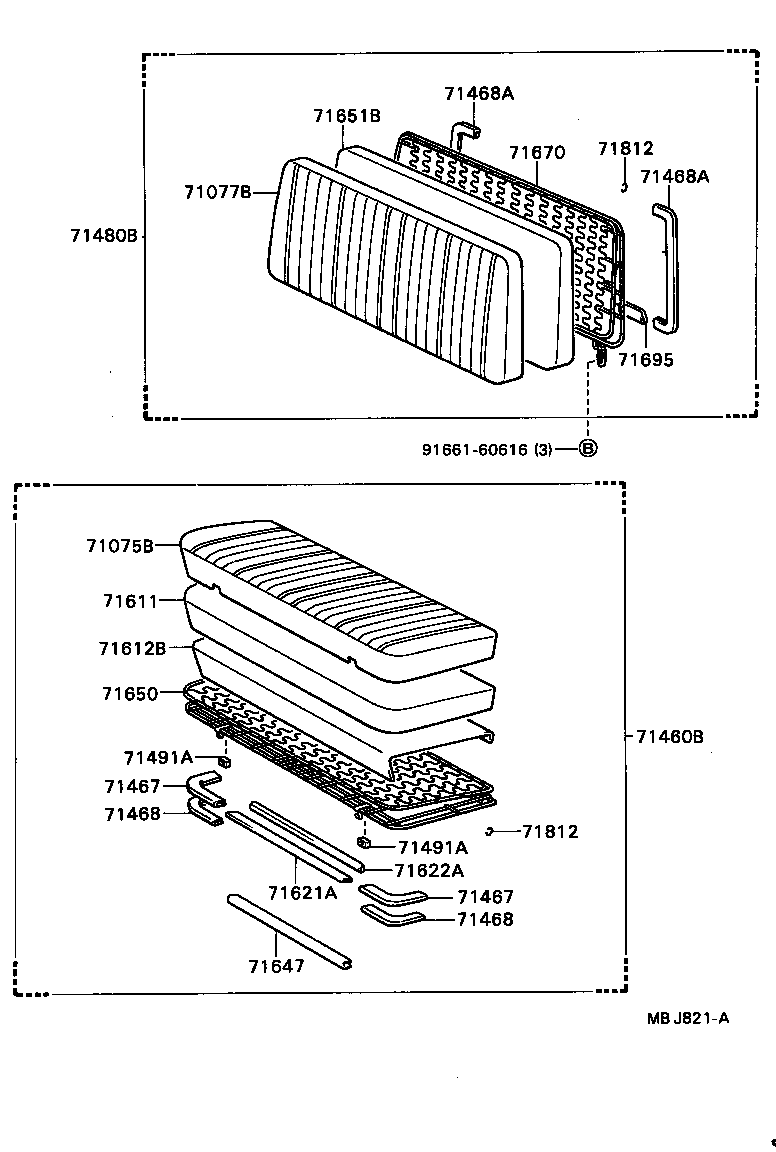 71183-95402 HINGE SUB-ASSY, DRIVER SEAT, RH product image