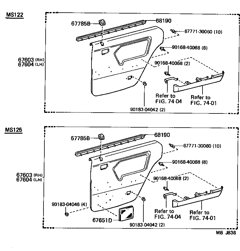 67003-91706 PANEL SUB-ASSY, REAR DOOR, RH product image