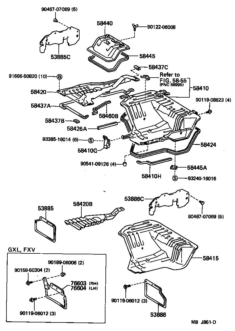 51021-95705 MEMBER SUB-ASSY, ENGINE FRONT MOUNTING product image