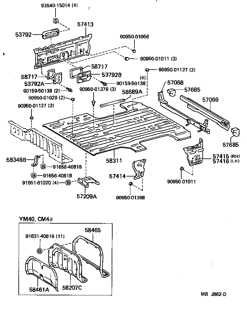 51740-95701 STEP ASSY, FRONT, LH product image