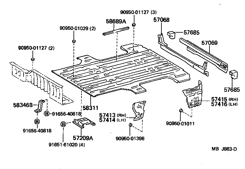 51740-95701 STEP ASSY, FRONT, LH product image