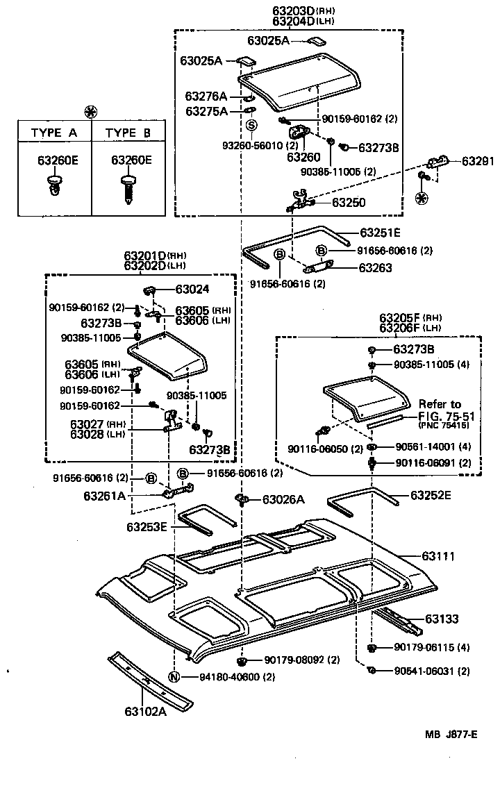 63142-95704 REINFORCEMENT, ROOF PANEL, NO.2 product image