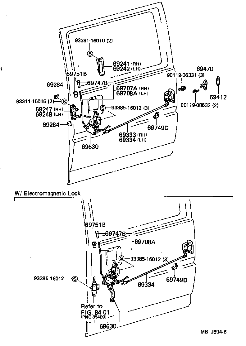 69640-95706 CONTROL ASSY, SLIDE DOOR LOCK REMOTE product image