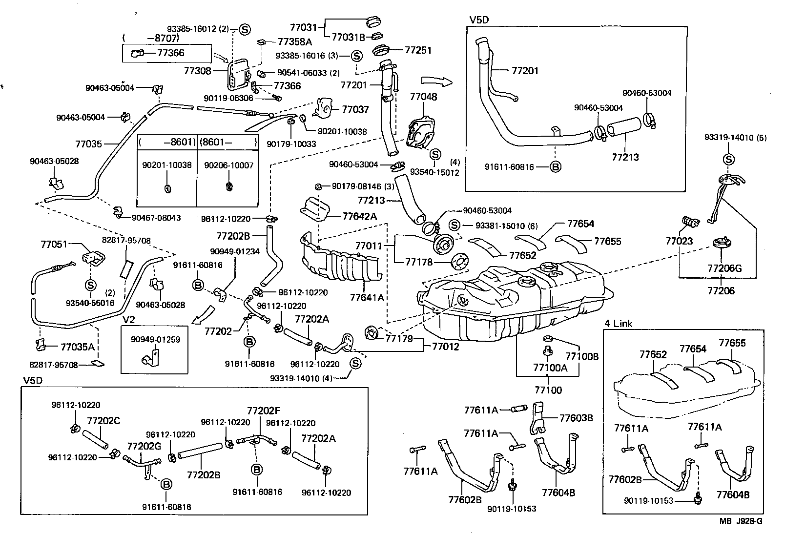 77017-27140 TUBE SUB-ASSY, FUEL TANK SUCTION product image
