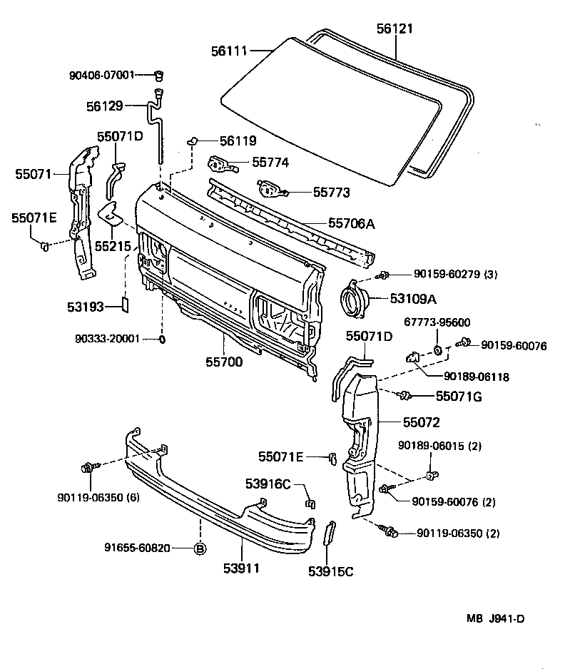 53802-95708 PANEL SUB-ASSY, FRONT SIDE, LH product image
