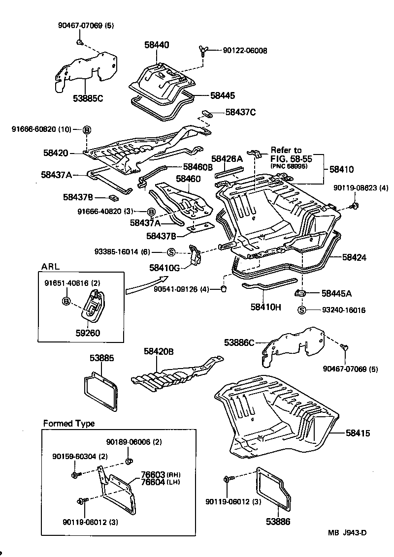 51021-95702 MEMBER SUB-ASSY, ENGINE FRONT MOUNTING product image