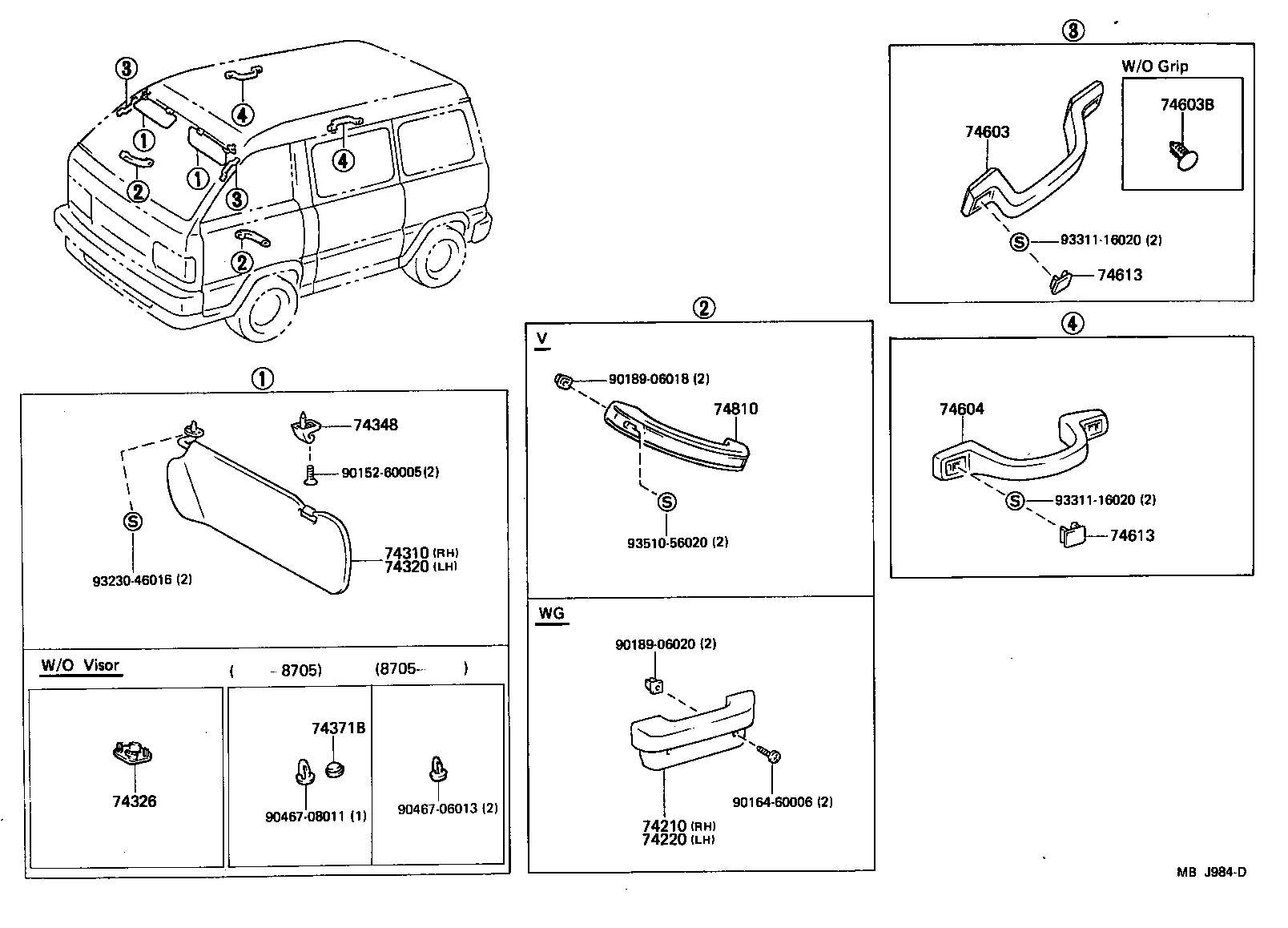 90467-05020-05 CLIP (FOR ASSIST GRIP) product image