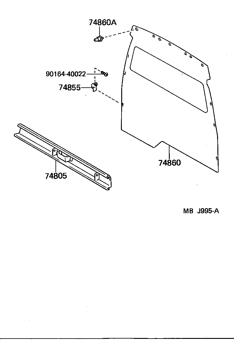 74805-95710 SEPARATOR SUB-ASSY product image