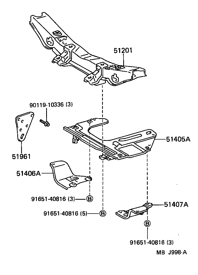 51405-95701 COVER SUB-ASSY, ENGINE UNDER, NO.1 product image