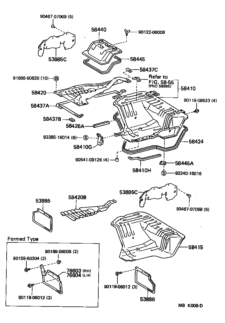 51021-95700 MEMBER SUB-ASSY, ENGINE FRONT MOUNTING product image