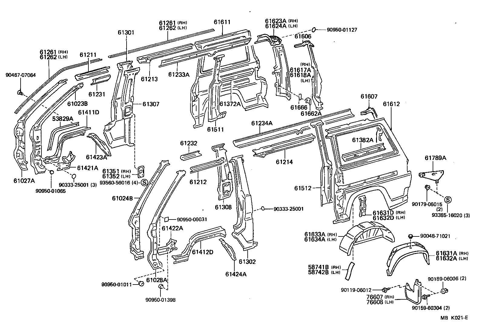 53829-95700 PROTECTOR, FRONT FENDER, LOWER product image