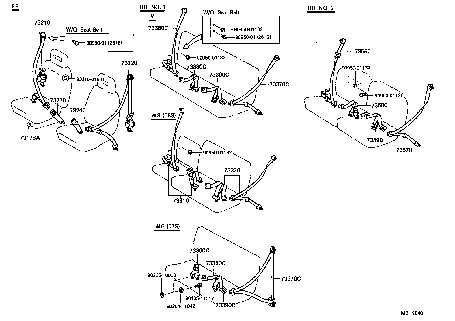 73178-95J00 CAP, SEAT BELT ANCHOR COVER product image