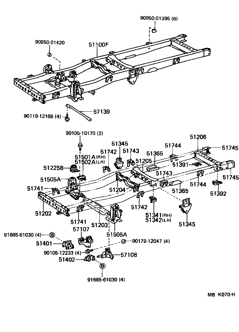 51001-26531 FRAME SUB-ASSY product image