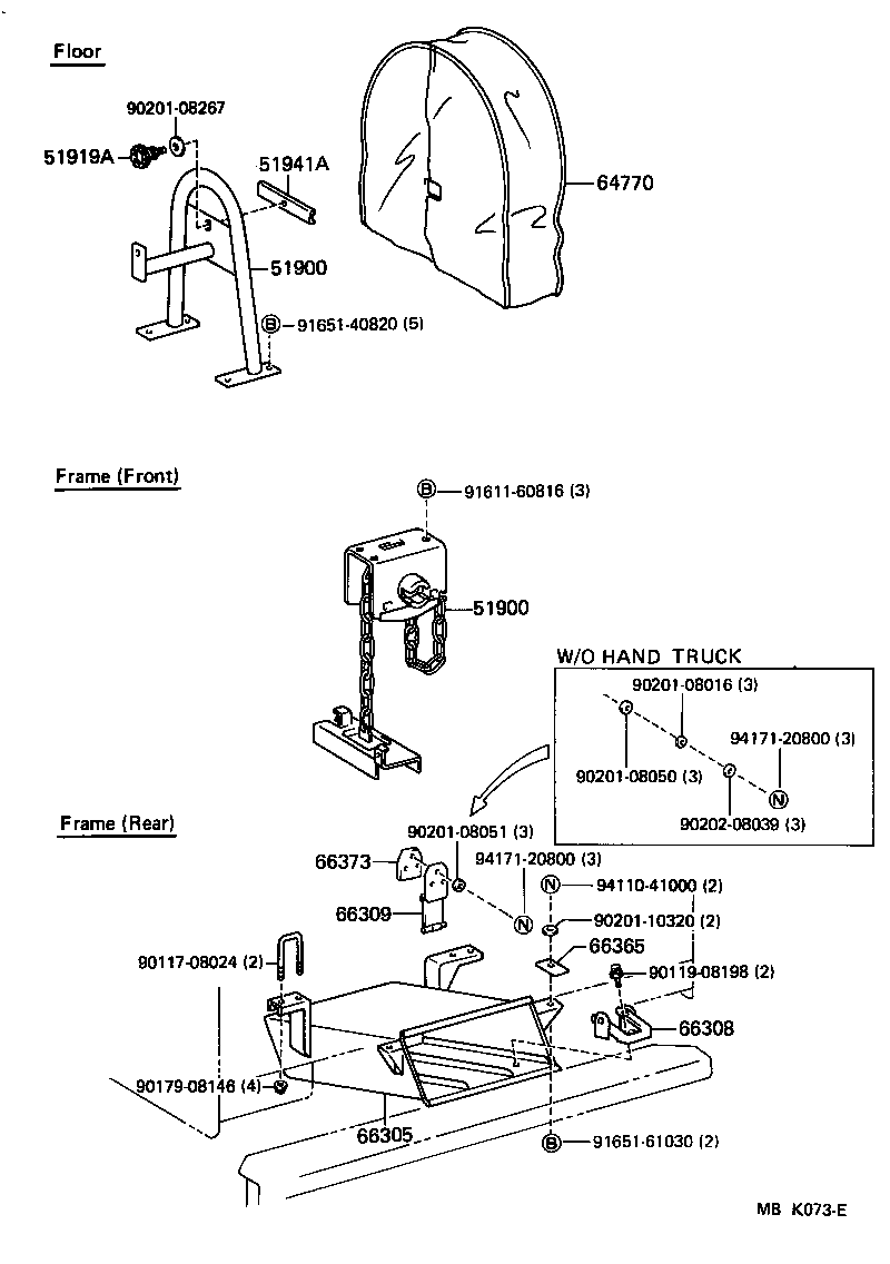 64770-90D01 COVER ASSY, SPARE WHEEL product image