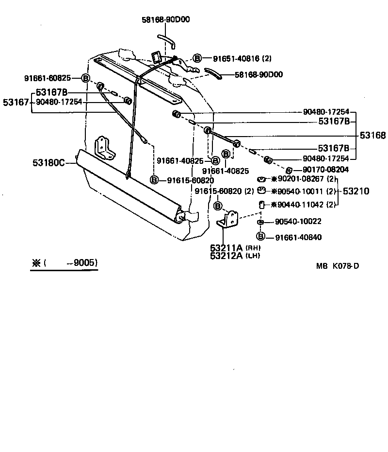 53180-90D00 SHUTTER ASSY, RADIATOR product image