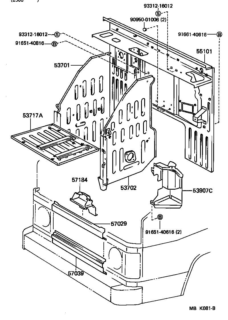 53708-90D00 APRON SUB-ASSY, FRONT FENDER, LH product image