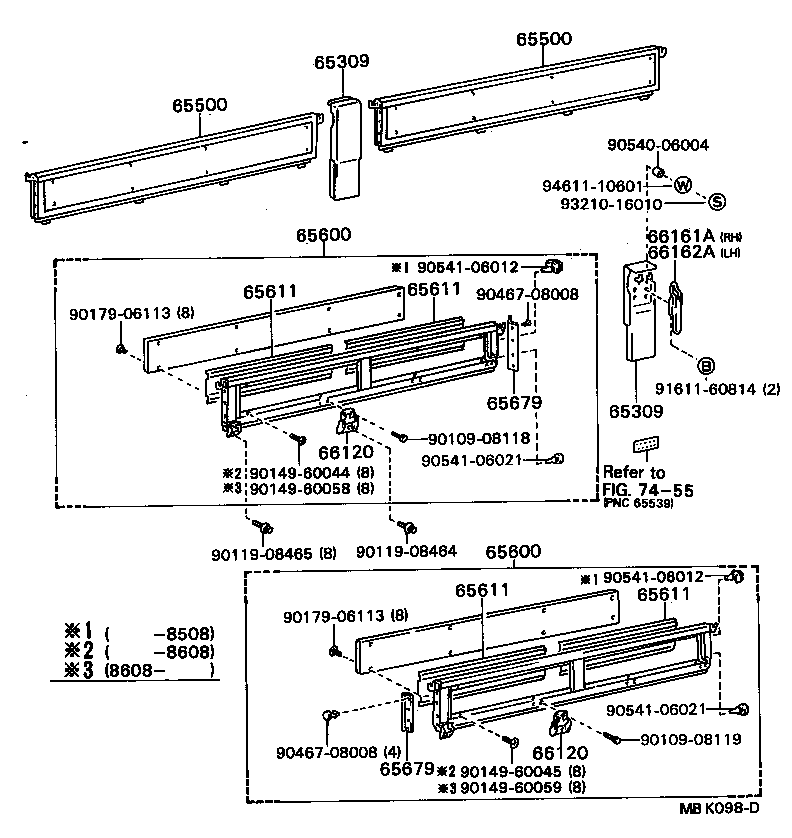 65660-92801 PANEL ASSY, REAR BODY SIDE, RH product image