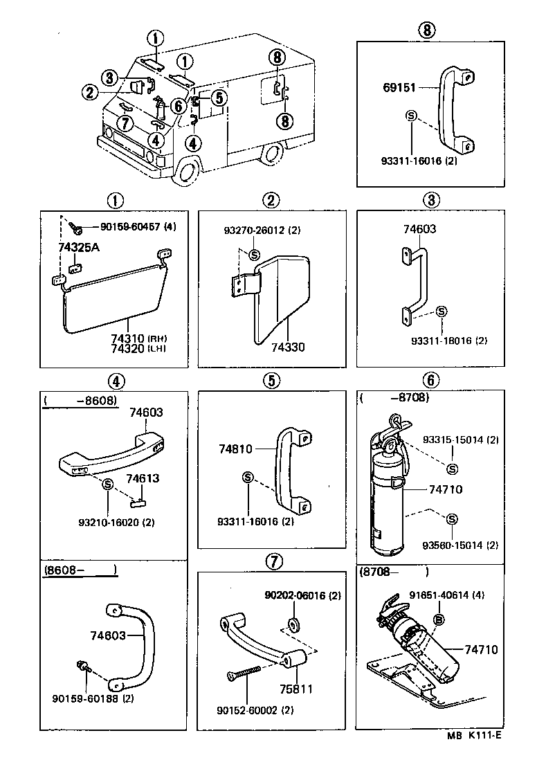 74710-90D02 EXTINGUISHER ASSY product image