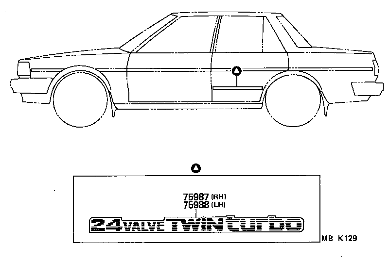 75987-22070-08 STRIPE, REAR DOOR, RH product image