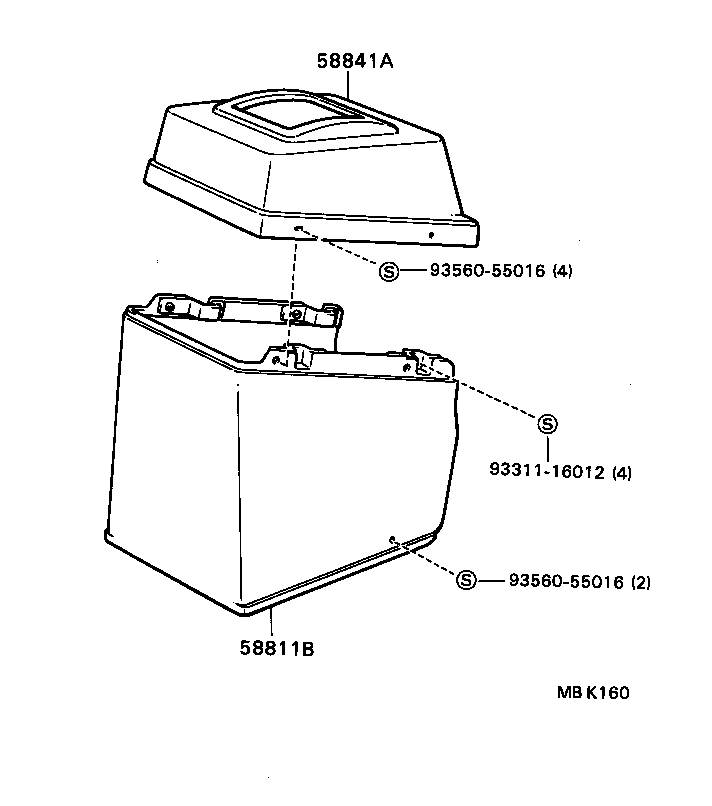 58840-90B01 COVER, SHIFTING HOLE product image