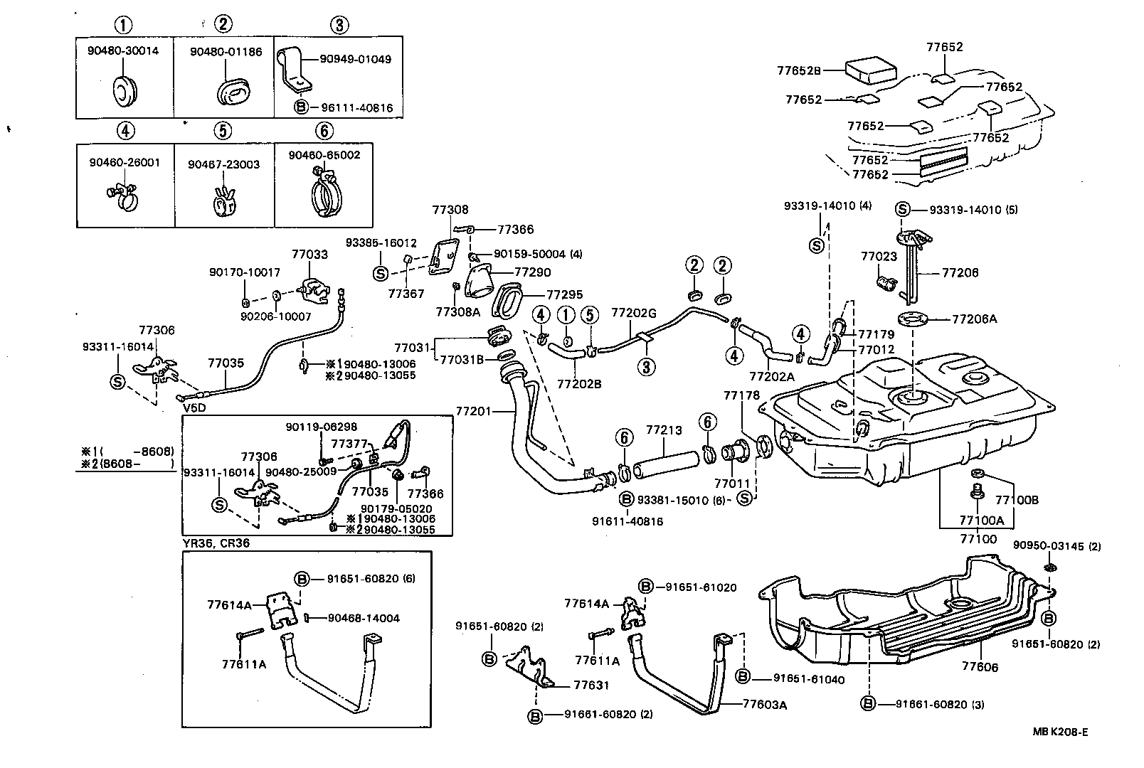 77017-28050 TUBE SUB-ASSY, FUEL TANK SUCTION product image
