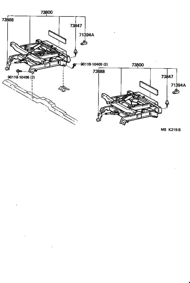 72750-90A01 ADJUSTER ASSY, LUMBAR SUPPORT product image