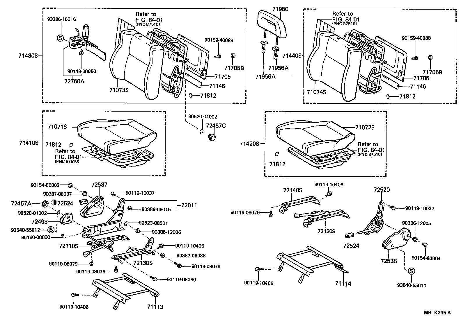 71071-90A12 COVER, FRONT SEAT CUSHION, RH(FOR SEPARATE TYPE) product image