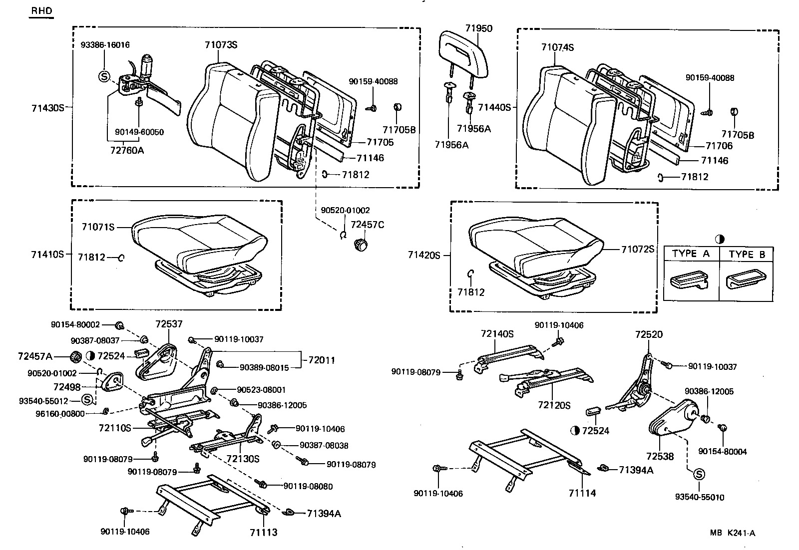 72750-90A01 ADJUSTER ASSY, LUMBAR SUPPORT product image