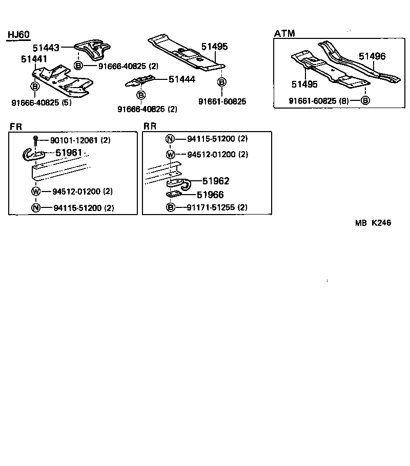 51405-60060 COVER, TRANSMISSION UNDER product image