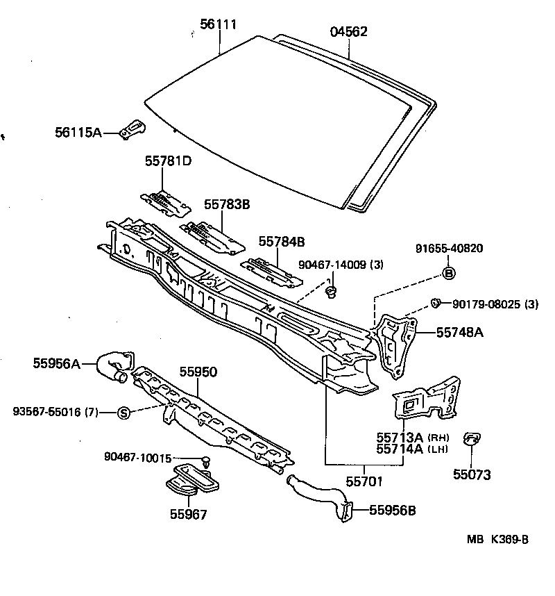 55700-14740 PANEL SUB-ASSY, COWL product image