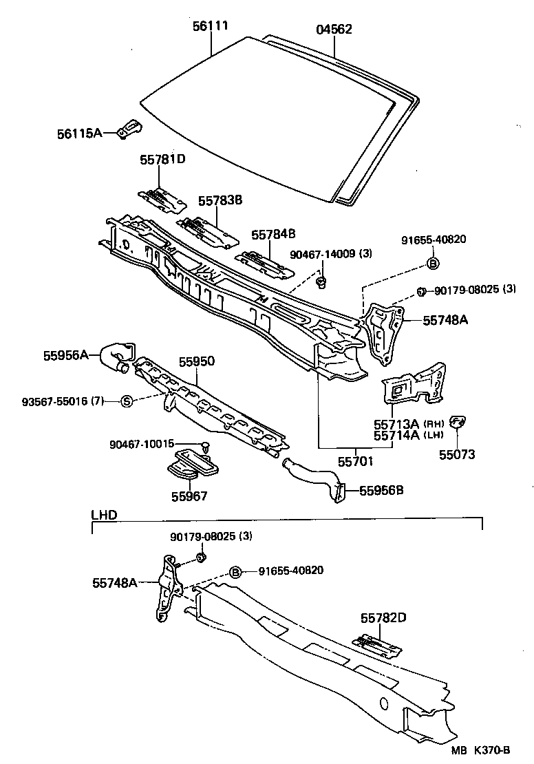 55700-14770 PANEL SUB-ASSY, COWL product image