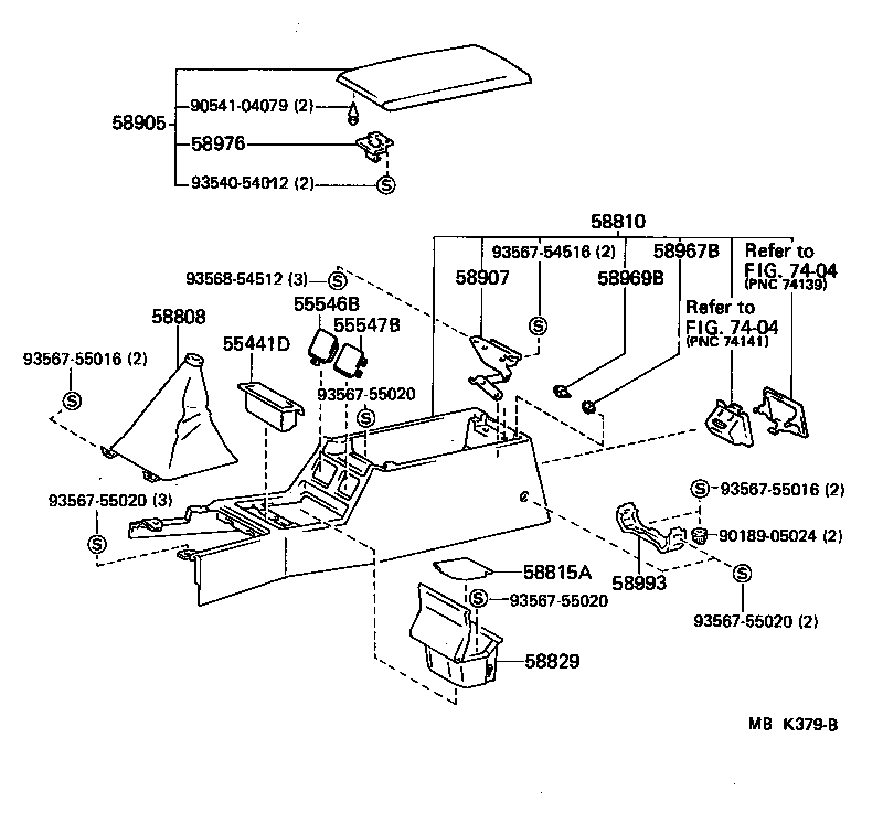 55547-20020-13 COVER, REMOTE CONTROL MIRROR HOLE product image