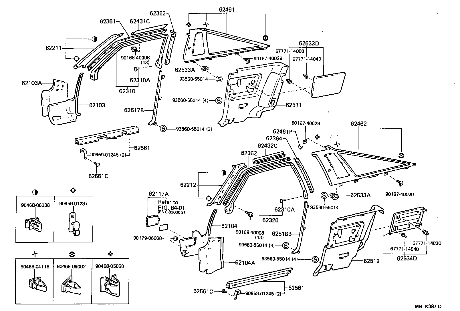 Toyota 62210-14051-02 GARNISH, FRONT PILLAR, RH