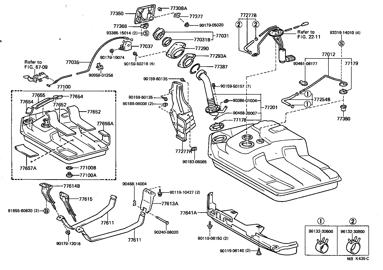 77249-14050 HOSE, FUEL, NO.1 (FOR EMISSION TUBE, NO.1) product image