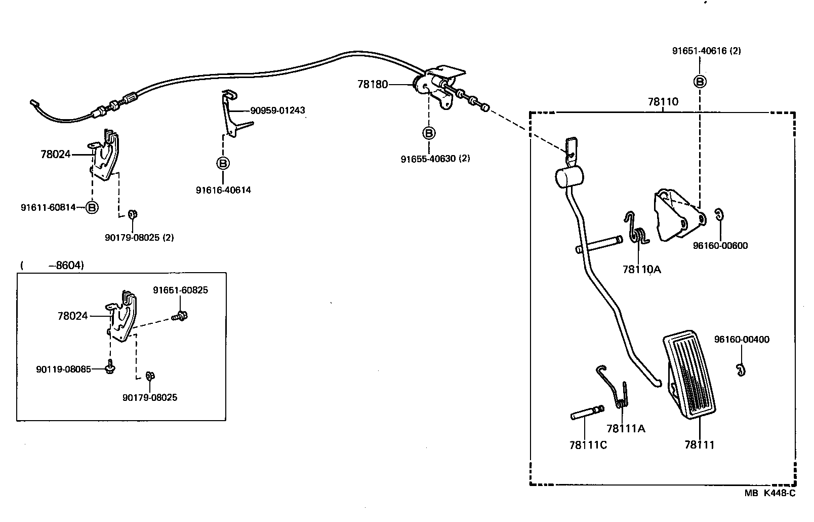 78100-14101 LINK ASSY, ACCELERATOR product image