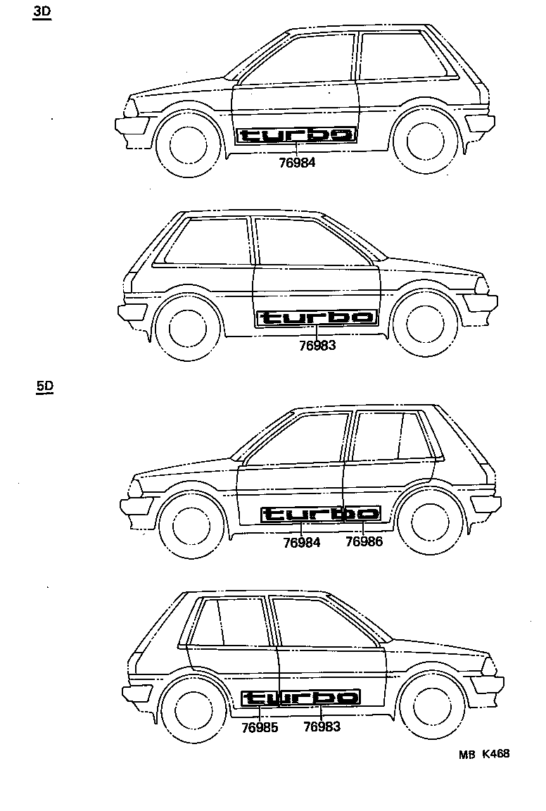 75946-10020 STRIPE, REAR BODY BACK, RH product image