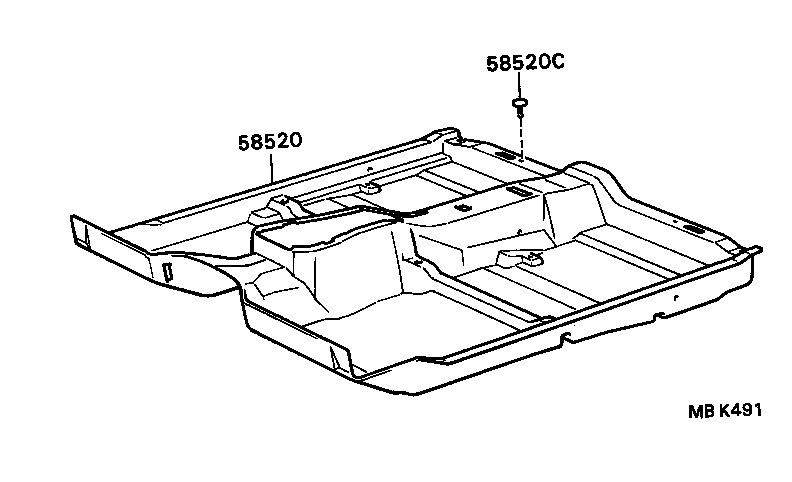 58510-24130-06 CARPET ASSY, FRONT FLOOR product image
