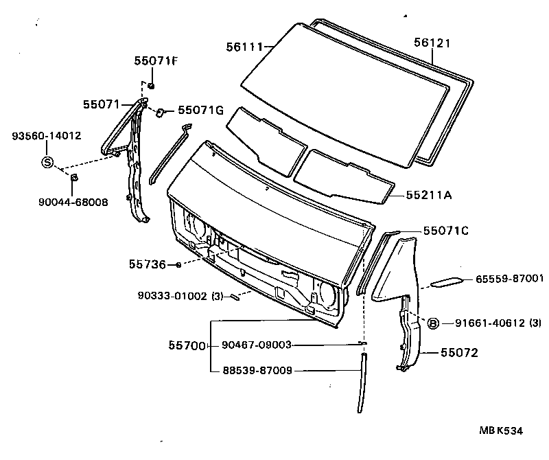 53828-87002 PROTECTOR, FRONT SIDE PANEL, NO.1 product image